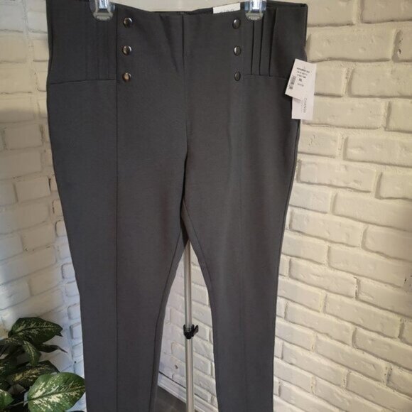 Cleo Petites NWT Ladies Size XL Petite Elastic Waist Pull On Dressy Leggings - Picture 1 of 6